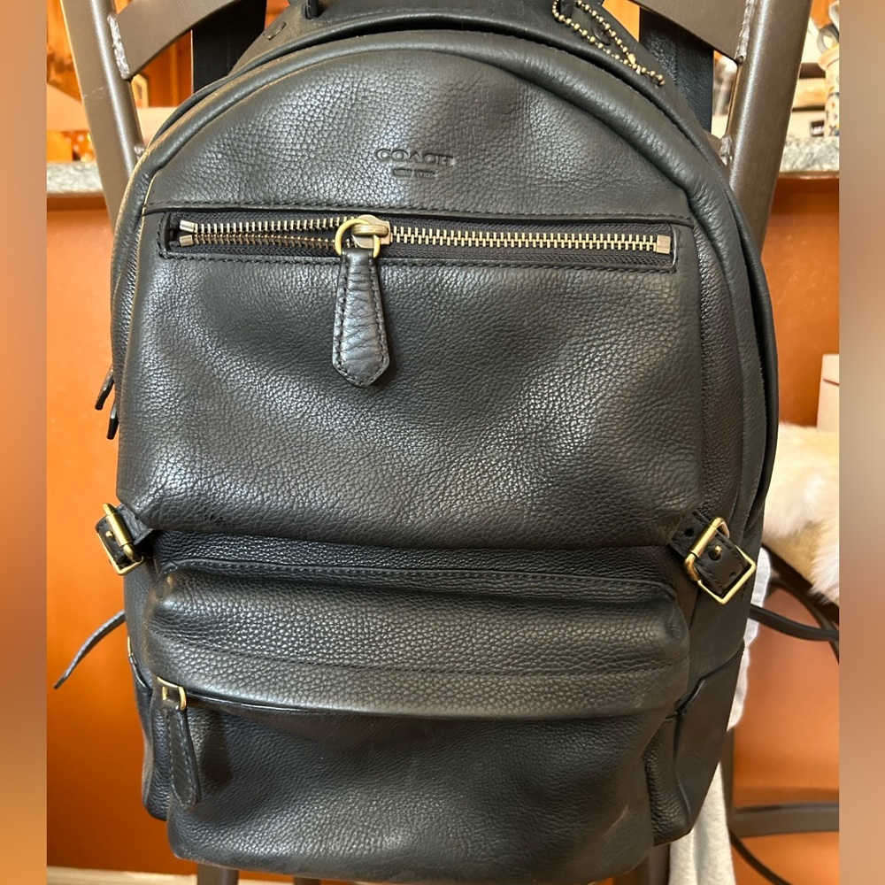 Coach Bleeker Leather Backpack - Like New